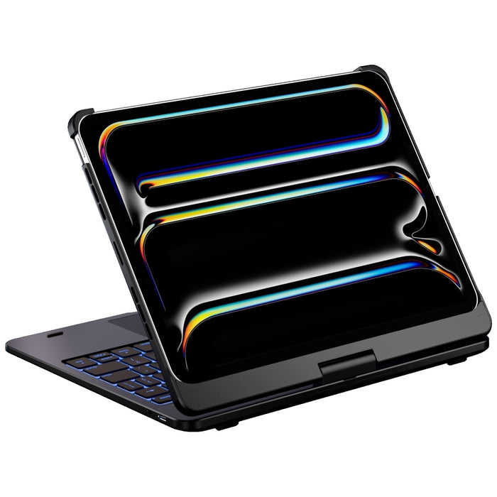 Калъф Typecase Flexbook Touch с клавиатура за iPad Pro 11" M4 2024 / M5 2025, черен