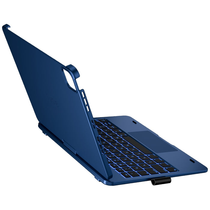 Калъф Typecase Flexbook Touch с клавиатура за iPad Pro 11" M4 2024 / M5 2025, тъмносин