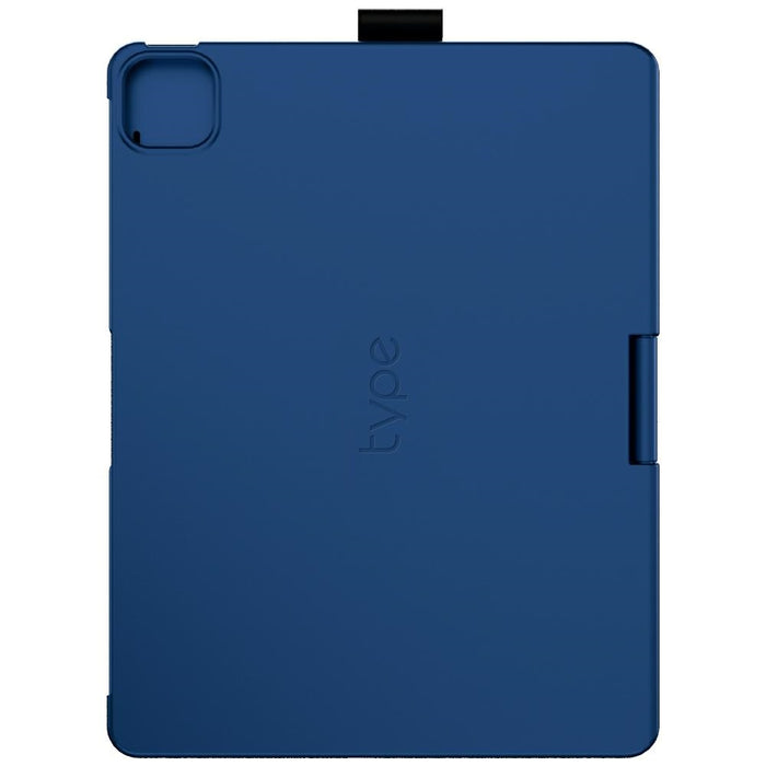 Калъф Typecase Flexbook Touch с клавиатура за iPad Pro 11" M4 2024 / M5 2025, тъмносин