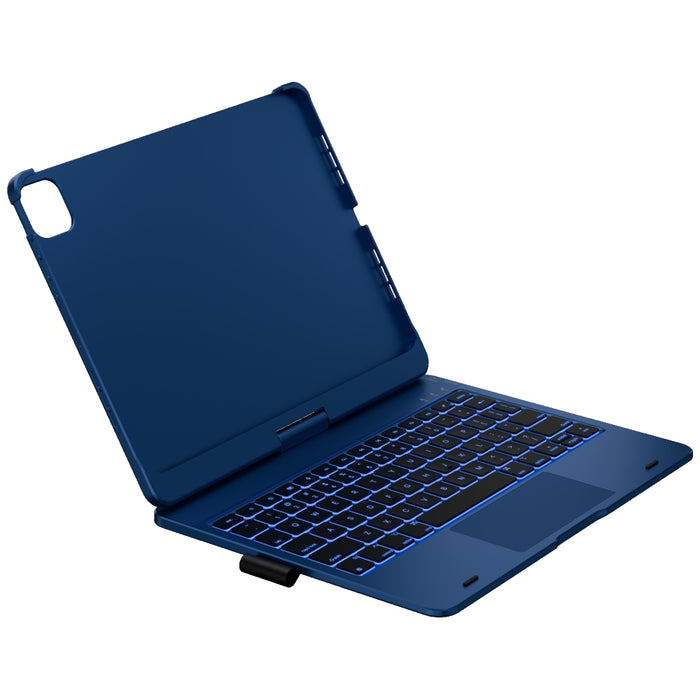 Калъф Typecase Flexbook Touch с клавиатура за iPad Pro 11" M4 2024 / M5 2025, тъмносин