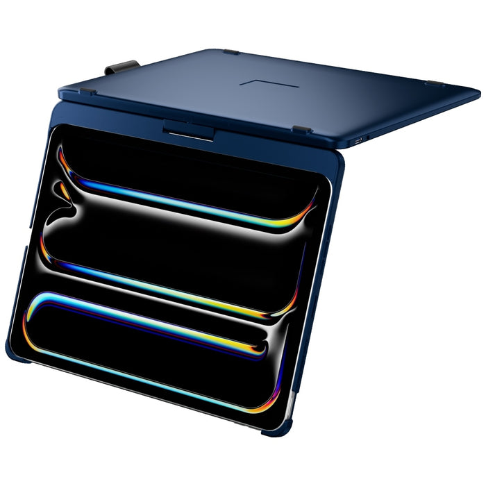 Калъф Typecase Flexbook Touch с клавиатура за iPad Pro 11" M4 2024 / M5 2025, тъмносин