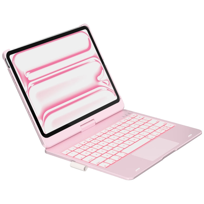 Калъф Typecase Flexbook Touch с клавиатура за iPad Pro 11" M4 2024 / M5 2025, светлорозов