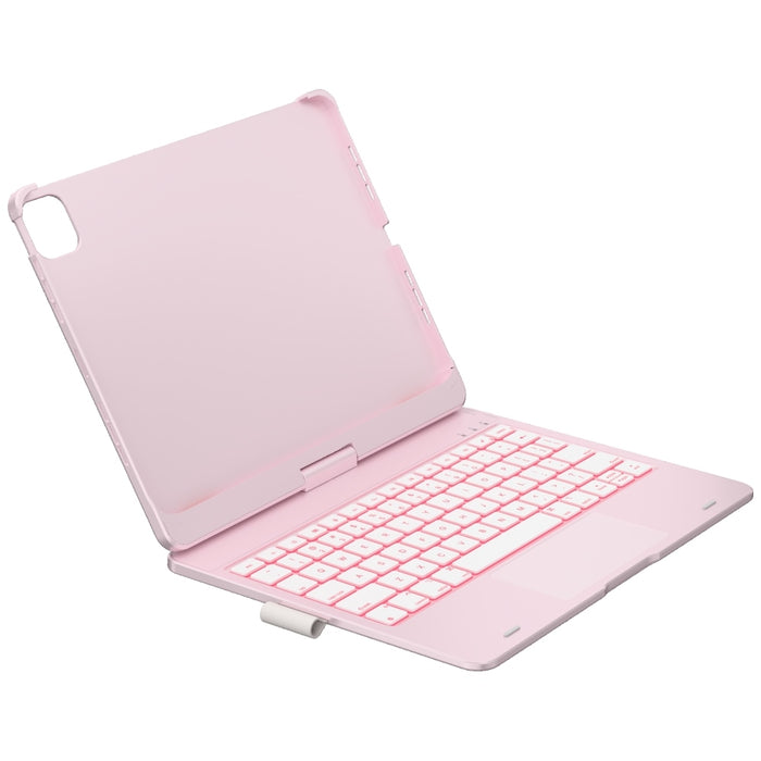 Калъф Typecase Flexbook Touch с клавиатура за iPad Pro 11" M4 2024 / M5 2025, светлорозов