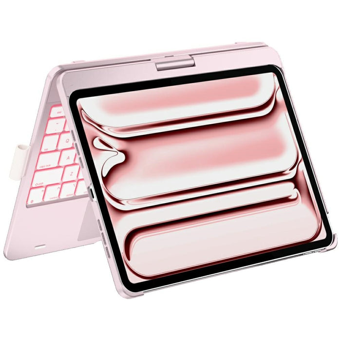 Калъф Typecase Flexbook Touch с клавиатура за iPad Pro 11" M4 2024 / M5 2025, светлорозов