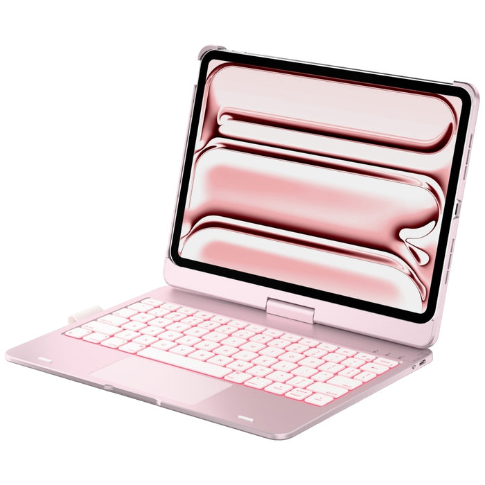 Калъф Typecase Flexbook Touch с клавиатура за iPad Pro 11" M4 2024 / M5 2025, светлорозов