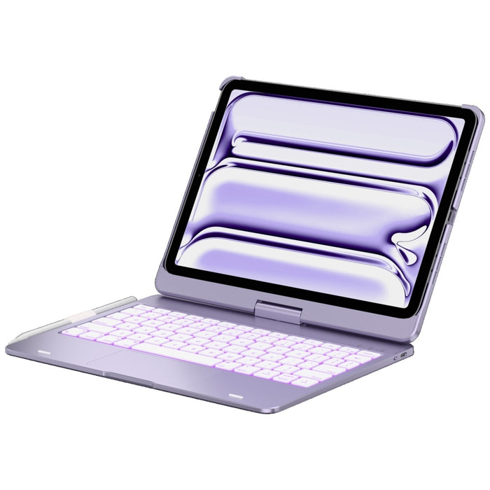 Калъф Typecase Flexbook Touch с клавиатура за iPad Pro 11" M4 2024 / M5 2025, светлолилав