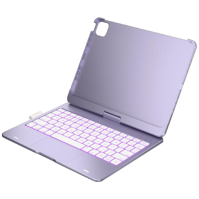 Калъф Typecase Flexbook Touch с клавиатура за iPad Pro 11" M4 2024 / M5 2025, светлолилав