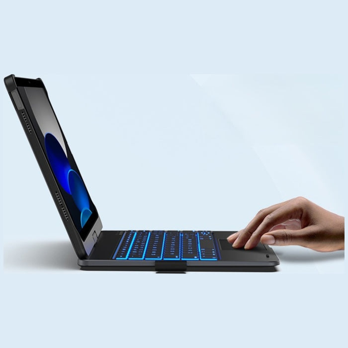 Калъф Typecase Flexbook Touch с клавиатура за iPad Pro 11" M4 2024 / M5 2025, сребърен