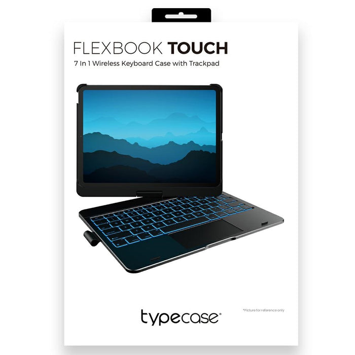 Калъф Typecase Flexbook Touch с клавиатура за iPad Pro 11" M4 2024 / M5 2025, сребърен