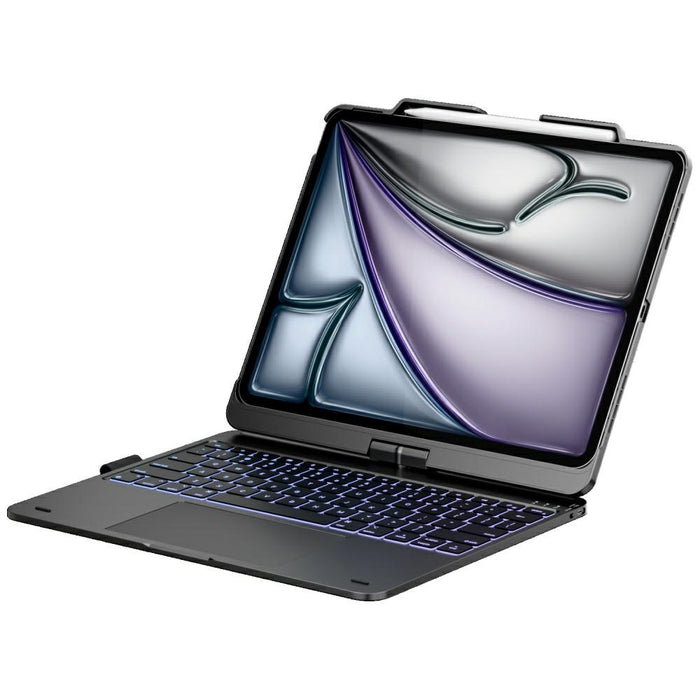 Калъф Typecase Flexbook Touch с клавиатура за iPad Air 13" M2 2024 / M3 2025 / M4 2026, сив