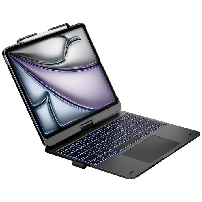 Калъф Typecase Flexbook Touch с клавиатура за iPad Air 13" M2 2024 / M3 2025 / M4 2026, сив