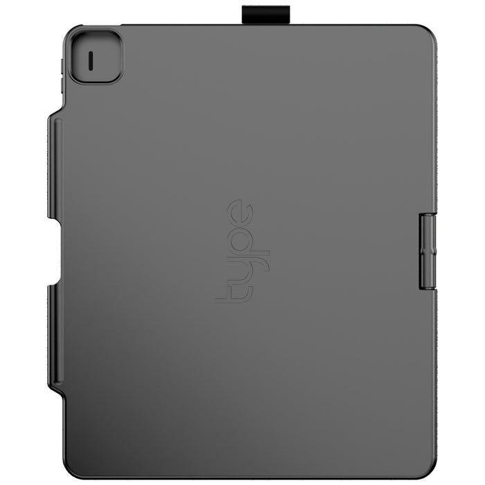 Калъф Typecase Flexbook Touch с клавиатура за iPad Air 13" M2 2024 / M3 2025 / M4 2026, сив