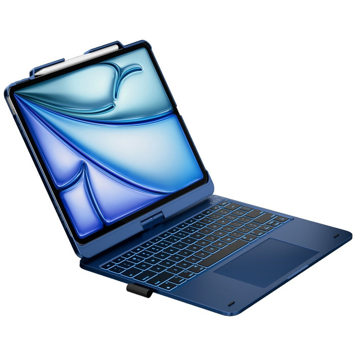 Калъф Typecase Flexbook Touch с клавиатура за iPad Air 13" M2 2024 / M3 2025 / M4 2026, син