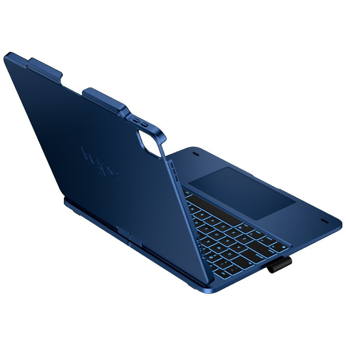 Калъф Typecase Flexbook Touch с клавиатура за iPad Air 13" M2 2024 / M3 2025 / M4 2026, син