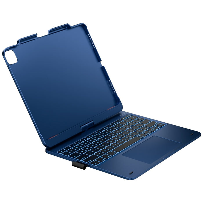 Калъф Typecase Flexbook Touch с клавиатура за iPad Air 13" M2 2024 / M3 2025 / M4 2026, син
