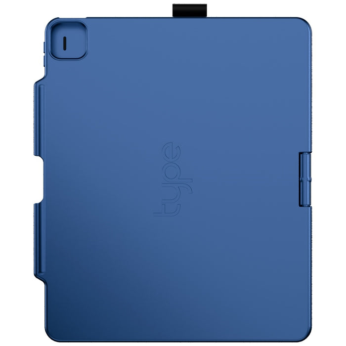 Калъф Typecase Flexbook Touch с клавиатура за iPad Air 13" M2 2024 / M3 2025 / M4 2026, син