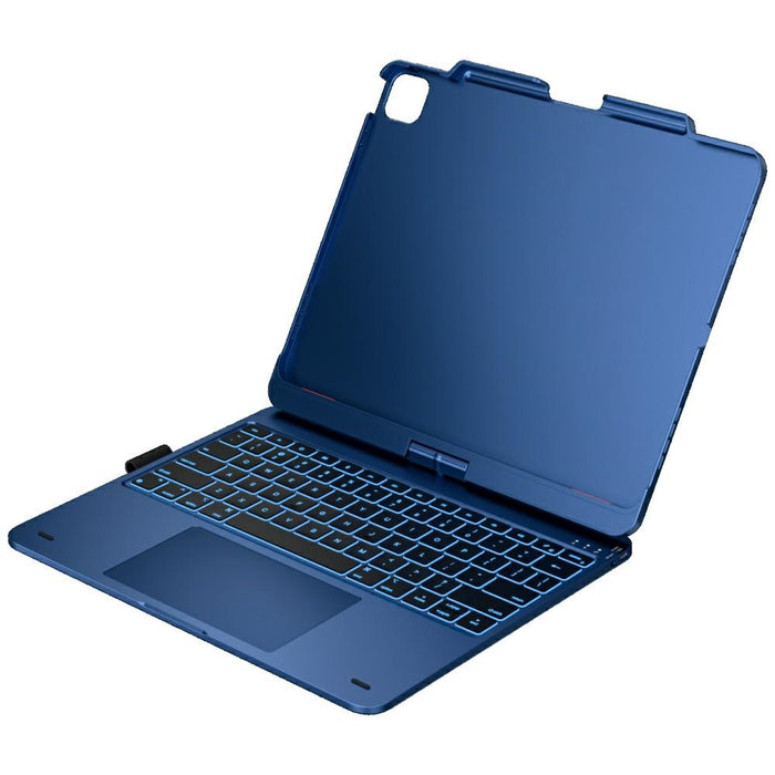 Калъф Typecase Flexbook Touch с клавиатура за iPad Air 13" M2 2024 / M3 2025 / M4 2026, син