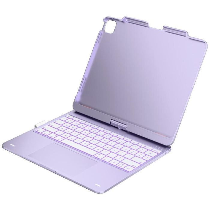 Калъф Typecase Flexbook Touch с клавиатура за iPad Air 13" M2 2024 / M3 2025 / M4 2026, светлолилав