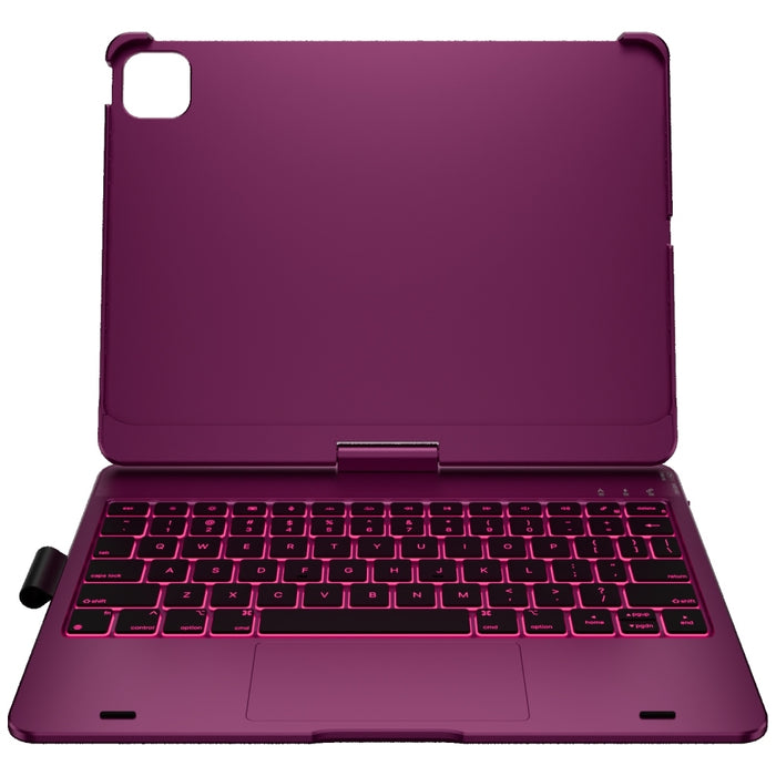 Калъф Typecase Edge с клавиатура за iPad Air 11" M2 2024 / M3 2025 / M4 2026, малинов