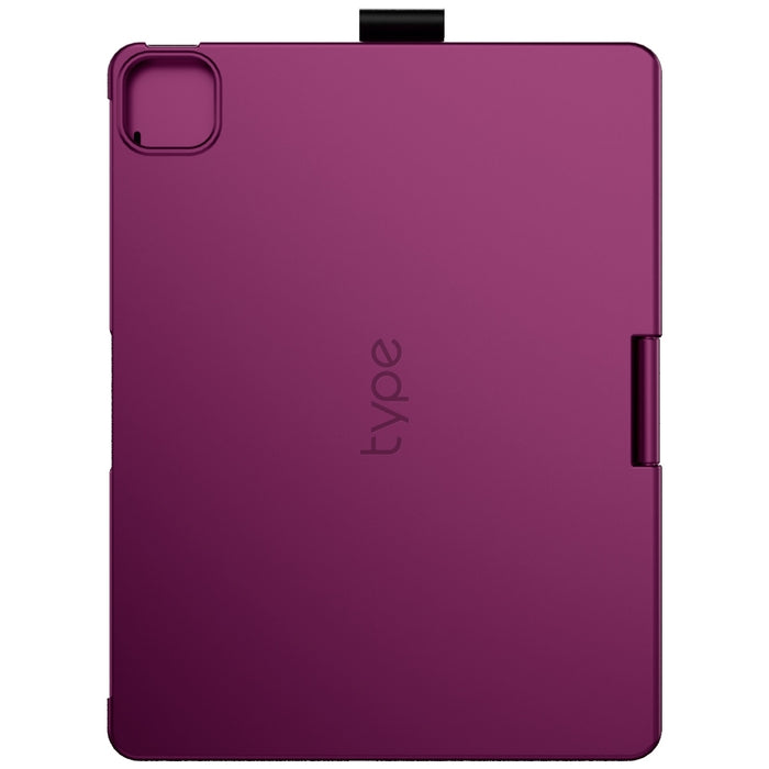 Калъф Typecase Edge с клавиатура за iPad Air 11" M2 2024 / M3 2025 / M4 2026, малинов