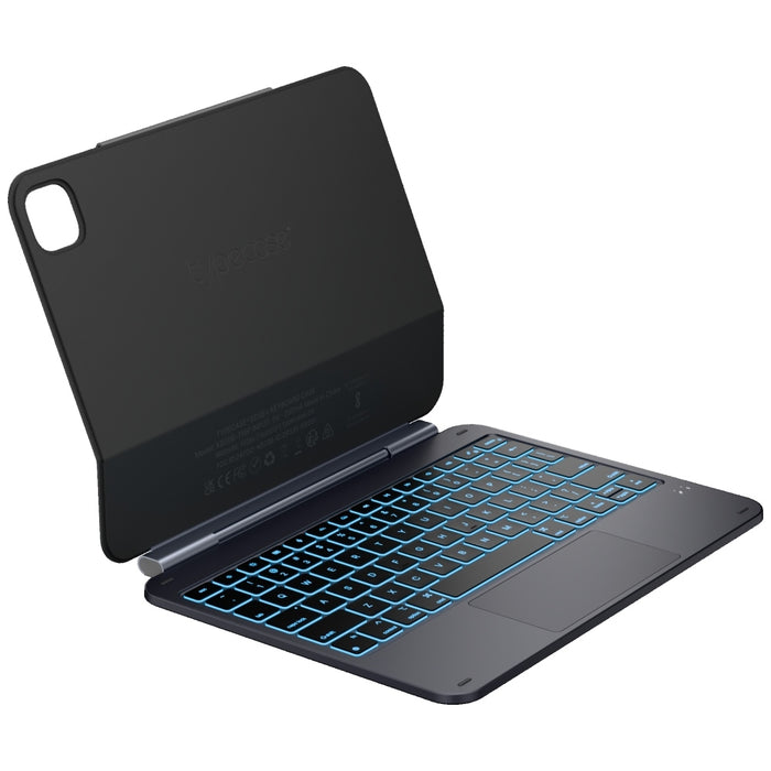 Калъф Typecase Edge с клавиатура за iPad Pro 11" M4 2024 / M5 2025, черен