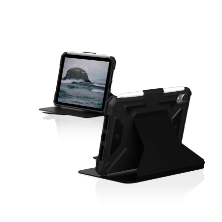 Калъф UAG Metropolis SE с Apple Pencil Holder за iPad mini 7 (ген.) - черен
