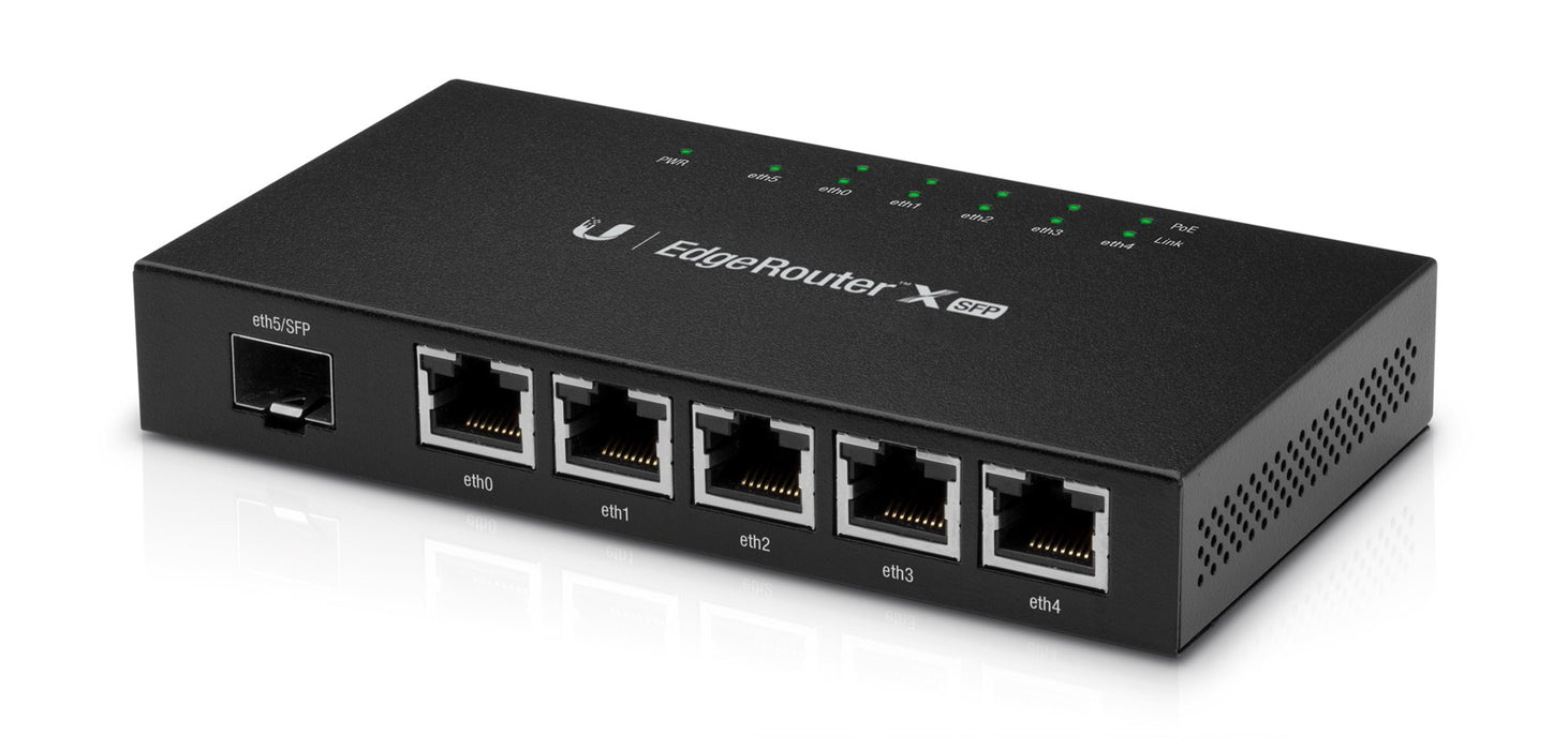 Ubiquiti EdgeRouter X SFP wired router Gigabit Ethernet Black
