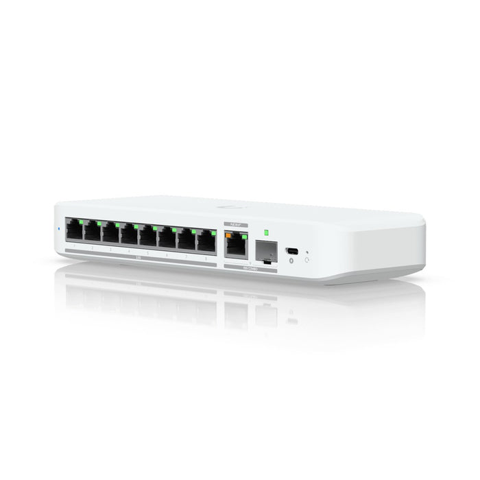 Ubiquiti UniFi Flex 2.5G Managed L2 2.5G Ethernet (100/1000/2500) Настолен/стенен монтаж Бял
