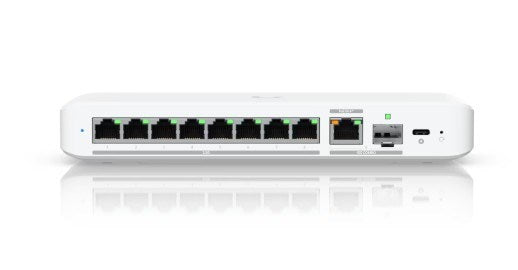 Ubiquiti UniFi Flex 2.5G Managed L2 2.5G Ethernet (100/1000/2500) Настолен/стенен монтаж Бял