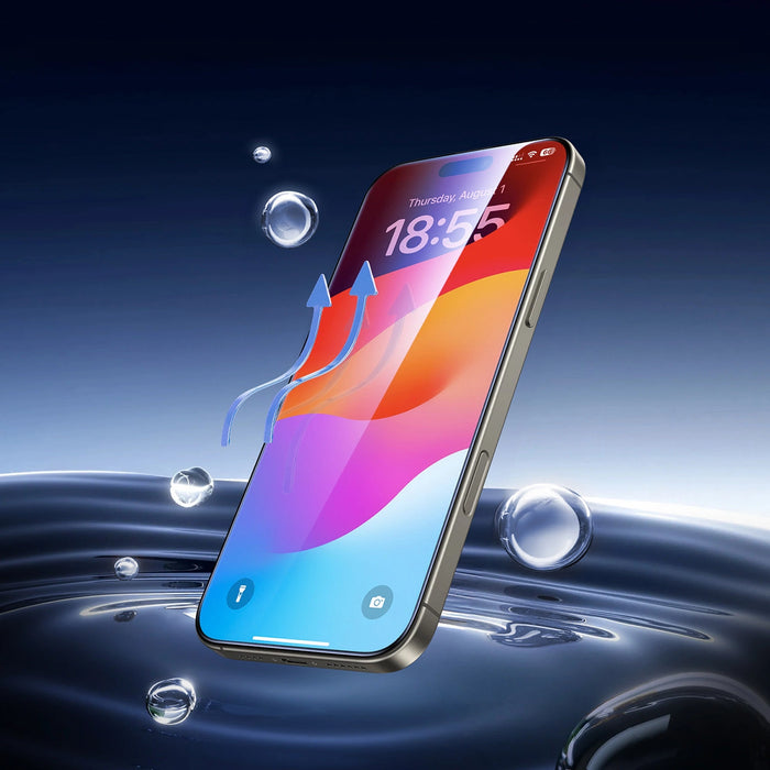 Ugreen SP629 закалено стъкло с монтажна рамка за iPhone 16 Pro (2 бр.)