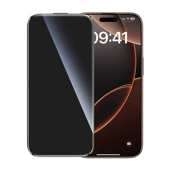 Ugreen Privacy закалено стъкло с инсталационна рамка за iPhone 16 Pro
