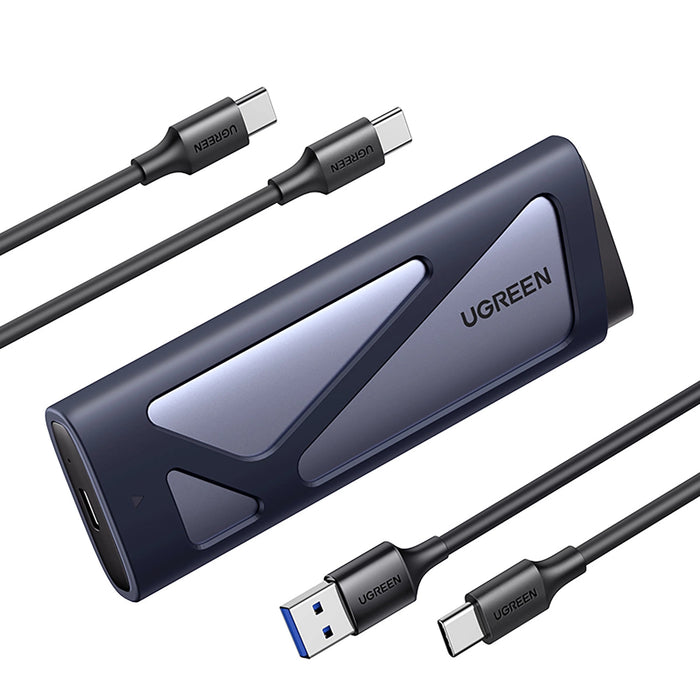 Кутия Ugreen CM767 M.2 NVMe/SATA SSD диск - сребрист