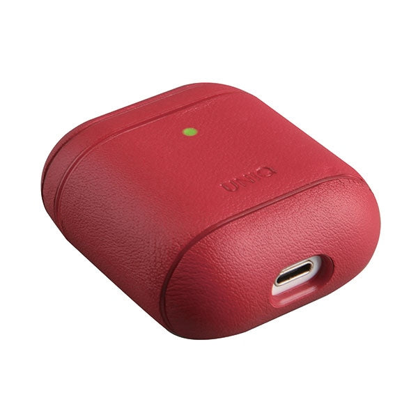Кожен калъф UNIQ Terra за AirPods 1/2 gen., червен