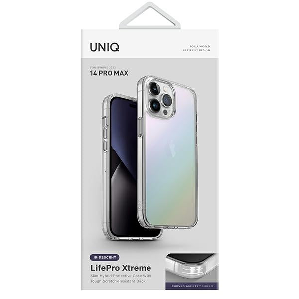 Калъф UNIQ LifePro Xtreme за iPhone 14 Pro Max 6,7", опал/ирисцентен