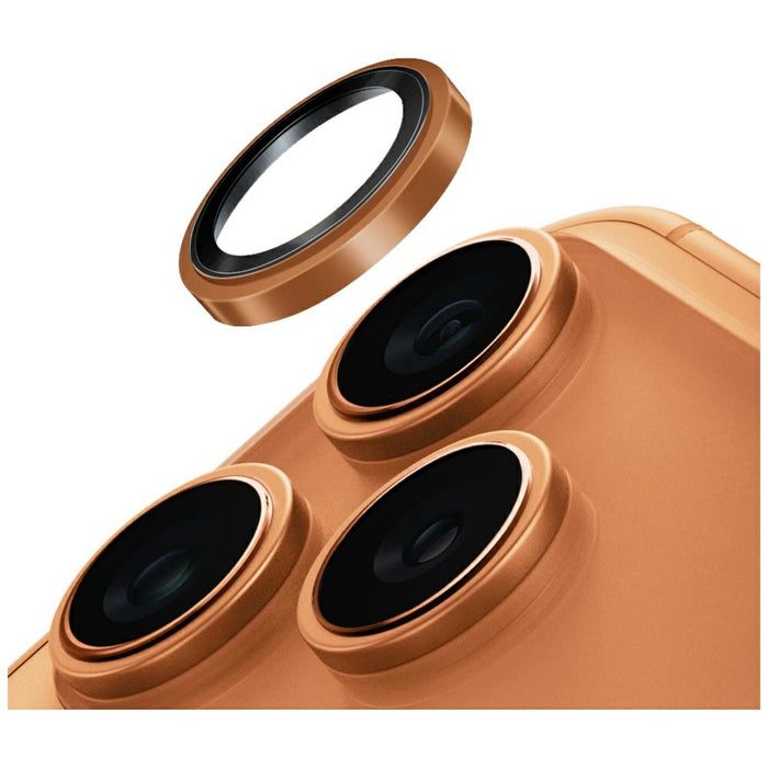 Защитно стъкло UNIQ Optix Prime Camera Lens Protector с апликатор за iPhone 17 Pro / 17 Pro Max / 15 Pro / 15 Pro Max, sunset