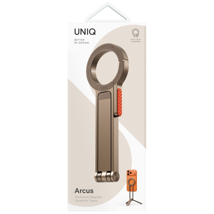 Магнитна поставка UNIQ Arcus TriPod Stand, шампански