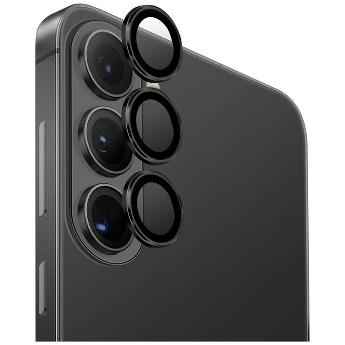 Защитно стъкло UNIQ Optix Aluminium за обектив на камера Galaxy S26 / S26+, черно