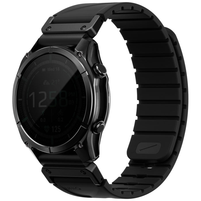 Каишка UNIQ Fluo x Smart-Fit за Garmin 26mm, черна