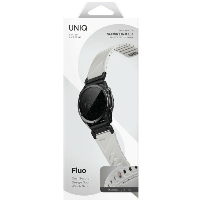 Каишка UNIQ Fluo x Smart-Fit за Garmin, сива