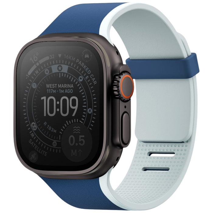 Каишка UNIQ Revix IV Premium за Apple Watch 49/46/45 Edition Reversible Magnetic, тъмносиния