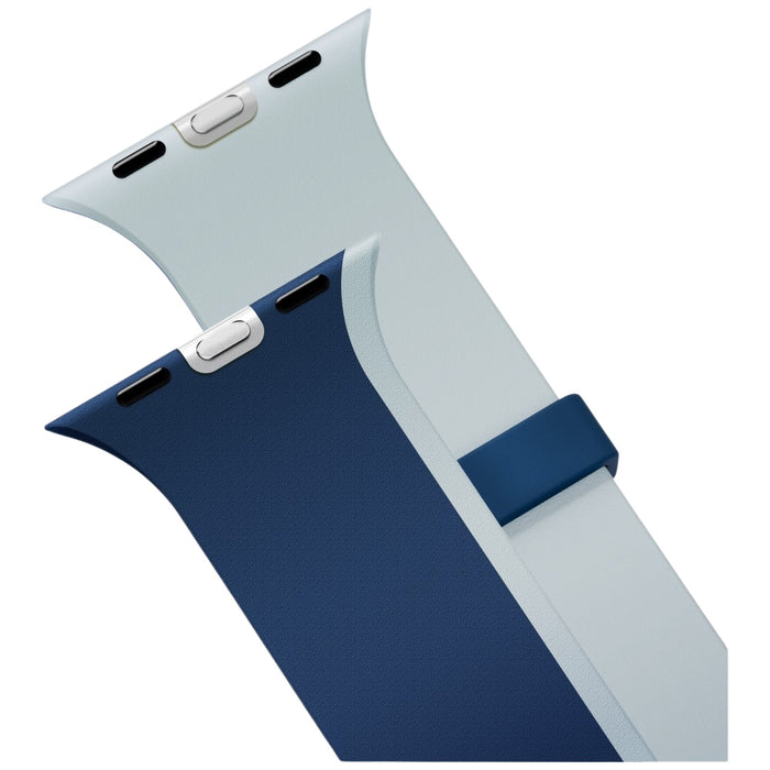 Каишка UNIQ Revix IV Premium за Apple Watch 49/46/45 Edition Reversible Magnetic, тъмносиния