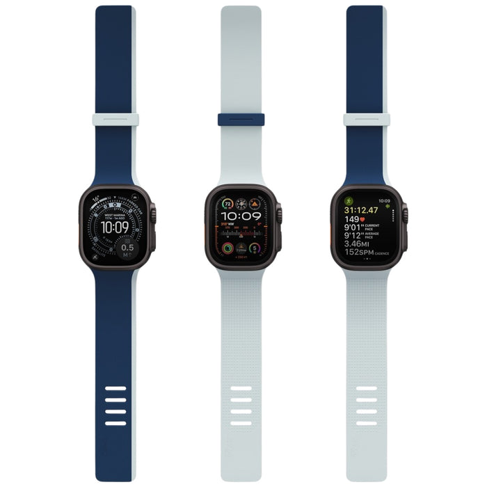 Каишка UNIQ Revix IV Premium за Apple Watch 49/46/45 Edition Reversible Magnetic, тъмносиния