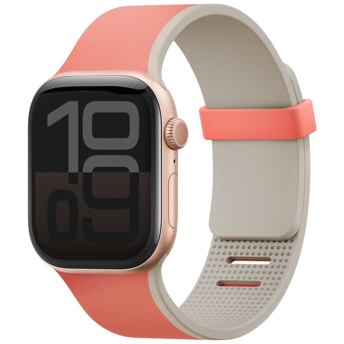 Каишка UNIQ Revix IV Premium за Apple Watch 49/46/45 Edition Reversible Magnetic, розово-бежова