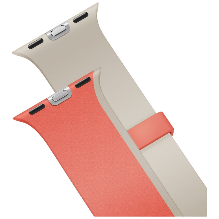 Каишка UNIQ Revix IV Premium за Apple Watch 49/46/45 Edition Reversible Magnetic, розово-бежова