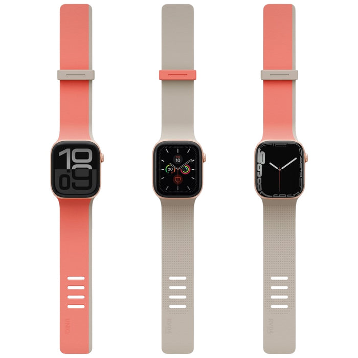 Каишка UNIQ Revix IV Premium за Apple Watch 49/46/45 Edition Reversible Magnetic, розово-бежова
