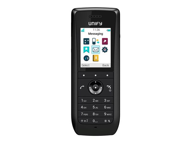 UNIFY OpenStage WL4 WLAN Handset VoWLAN телефон със SIP софтуер, предназначен за използване на SIP функциите на комуникационната система