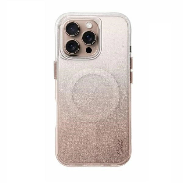 Uniq Coehl Lumino Magnetic Charging Case за iPhone 16 Pro - златен