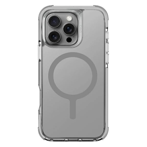 Uniq Combat Magclick Charging Case за iPhone 16 Pro Max - сив