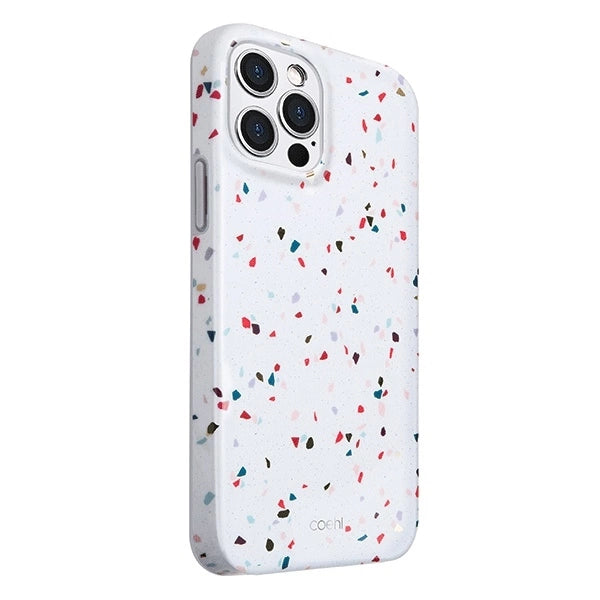 Uniq Coehl Terrazzo Case за iPhone 12 / 12 Pro 6.1" - Бял