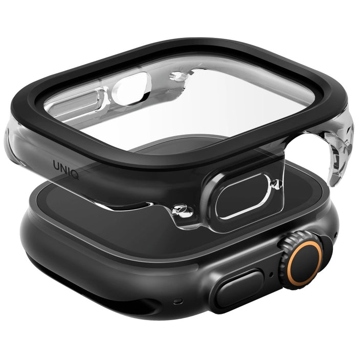 Уникален калъф от закалено стъкло Voute за Apple Watch Ultra 49 мм - черен